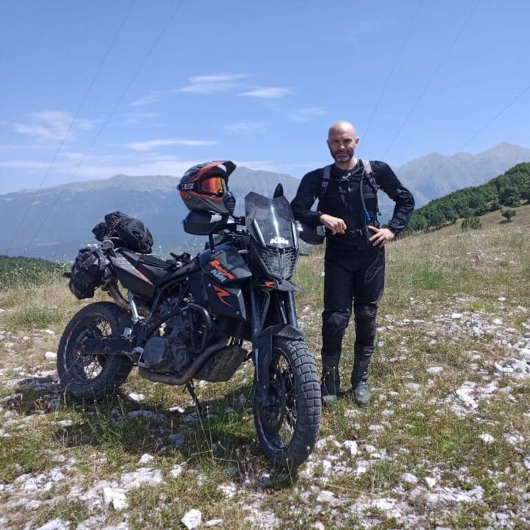 experienced motorcycle tour instructor FABIO D'ALESSIO