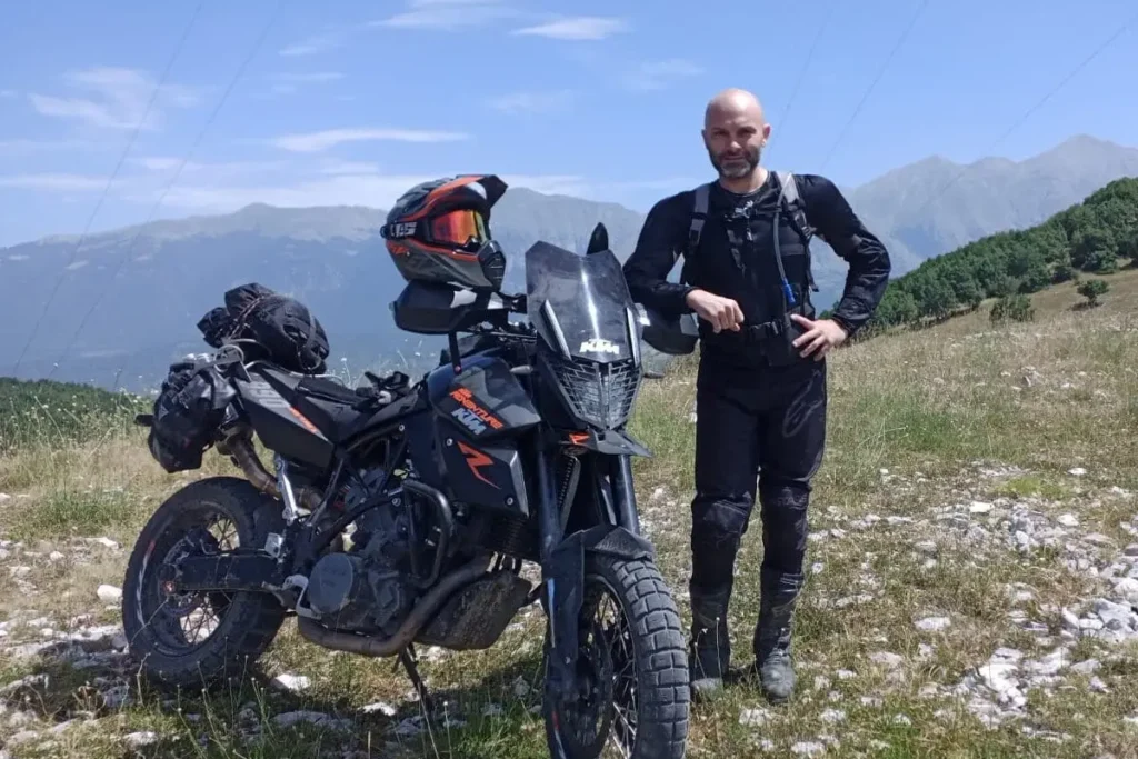experienced motorcycle tour instructor FABIO D'ALESSIO